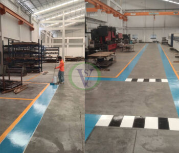 ตีเส้นจราจรด้วย Epoxy Coating