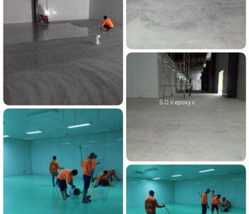 พื้นโรงงานเครื่องสำอางค์