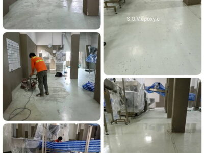 เคลือบพื้น Epoxy Coating โรงงาน