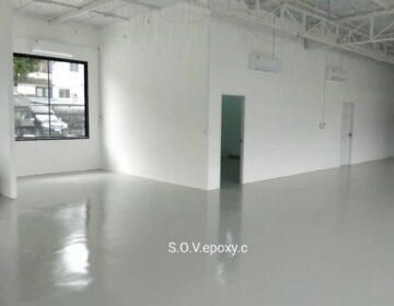 พื้น Epoxy Coating ร้านอาหาร