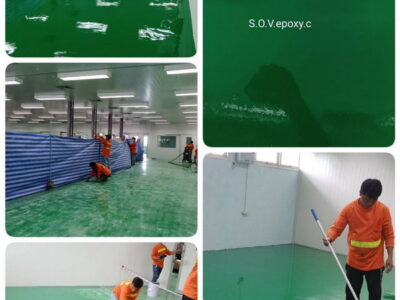 เคลือบพื้น Epoxy Self-leveling โรงงาน