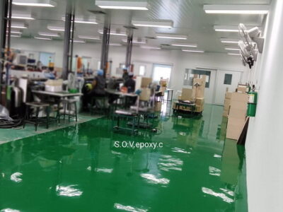 เคลือบพื้น Epoxy Self-leveling โรงงาน