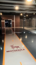 พื้น Epoxy โชว์รูมรถมอเตอร์ไซค์