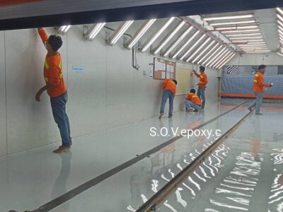 พื้น Epoxy Self-leveling โรงงาน