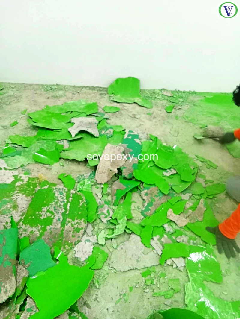 พื้น Epoxy สีเขียว_9