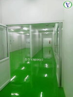พื้นโรงงานสีเขียว