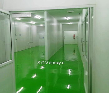 พื้นโรงงานสีเขียว