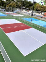 พื้น Acrylic Sport สนามกีฬา