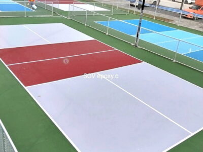 พื้น Acrylic Sport สนามกีฬา