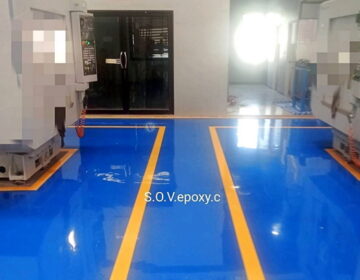 พื้น Epoxy โรงงาน จ.ชลบุรี