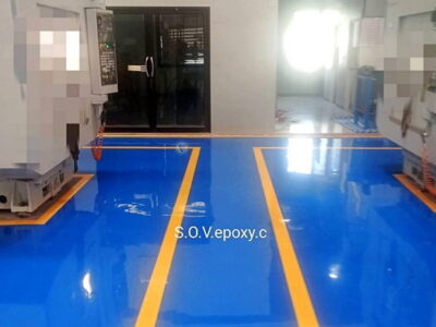 พื้น Epoxy โรงงาน จ.ชลบุรี