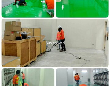 พื้น epoxy โรงไฟฟ้า