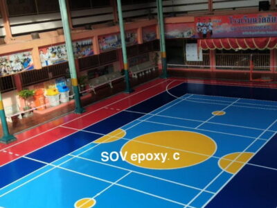 พื้น PU SPORT สนามกีฬาโรงเรียน