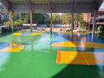 ทำพื้นสนามกีฬาโรงเรียน