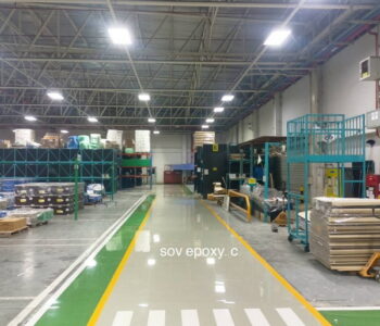 พื้น Epoxy ศูนย์รถ Honda