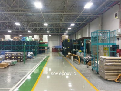 พื้น Epoxy ศูนย์รถ Honda
