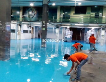 พื้นพียูโรงงาน