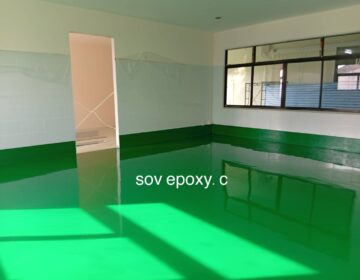 พื้น Epoxy โรงงาน จ.ปทุมธานี