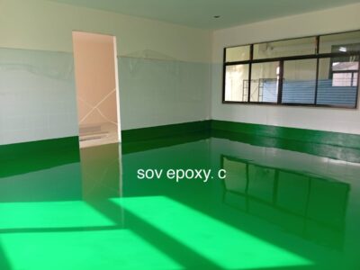 พื้น Epoxy โรงงาน จ.ปทุมธานี