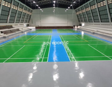 พื้น PU Coating สนามกีฬา