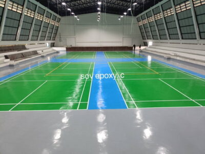 พื้น PU Coating สนามกีฬา