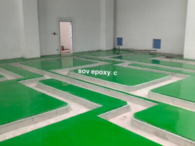 เคลือบพื้น Epoxy Self-leveling โรงไฟฟ้า