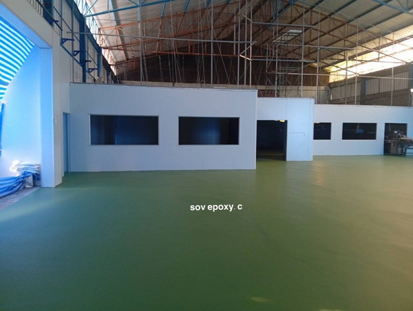 พื้นพียูโรงงาน_05 เคลือบพื้น Pu โรงงานไข่