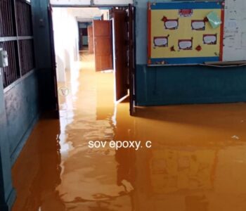 พื้น Epoxy Self-leveling อาคารเรียน
