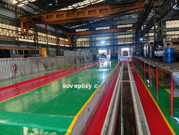 พื้น Epoxy Self-leveling โรงจักร_06 พื้น Epoxy Self-Leveling