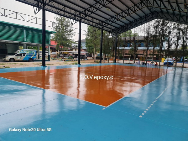 เคลือบพื้น PU สนามกีฬา